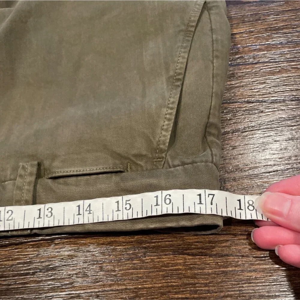 AG Archie Straight Pant 32x32 Green Relaxed Office Workwear Minimalist Trouser